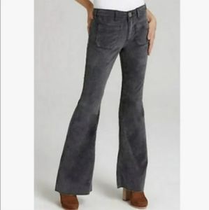 Free People Grey Velour Pants